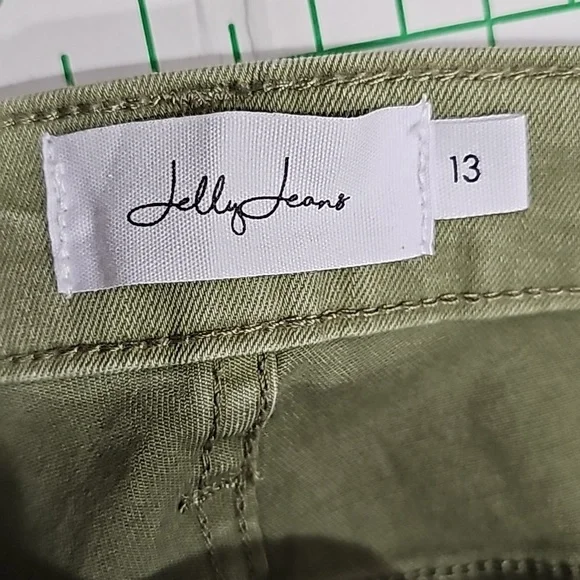 Jelly Jeans Women stretchy olive jeans - Picture 3 of 5